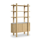 Bibliothèque Nyssa à plateau en marbre