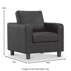 Fauteuil Cullen en similicuir