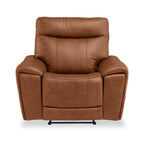 Fauteuil inclinable électrique en cuir Deana