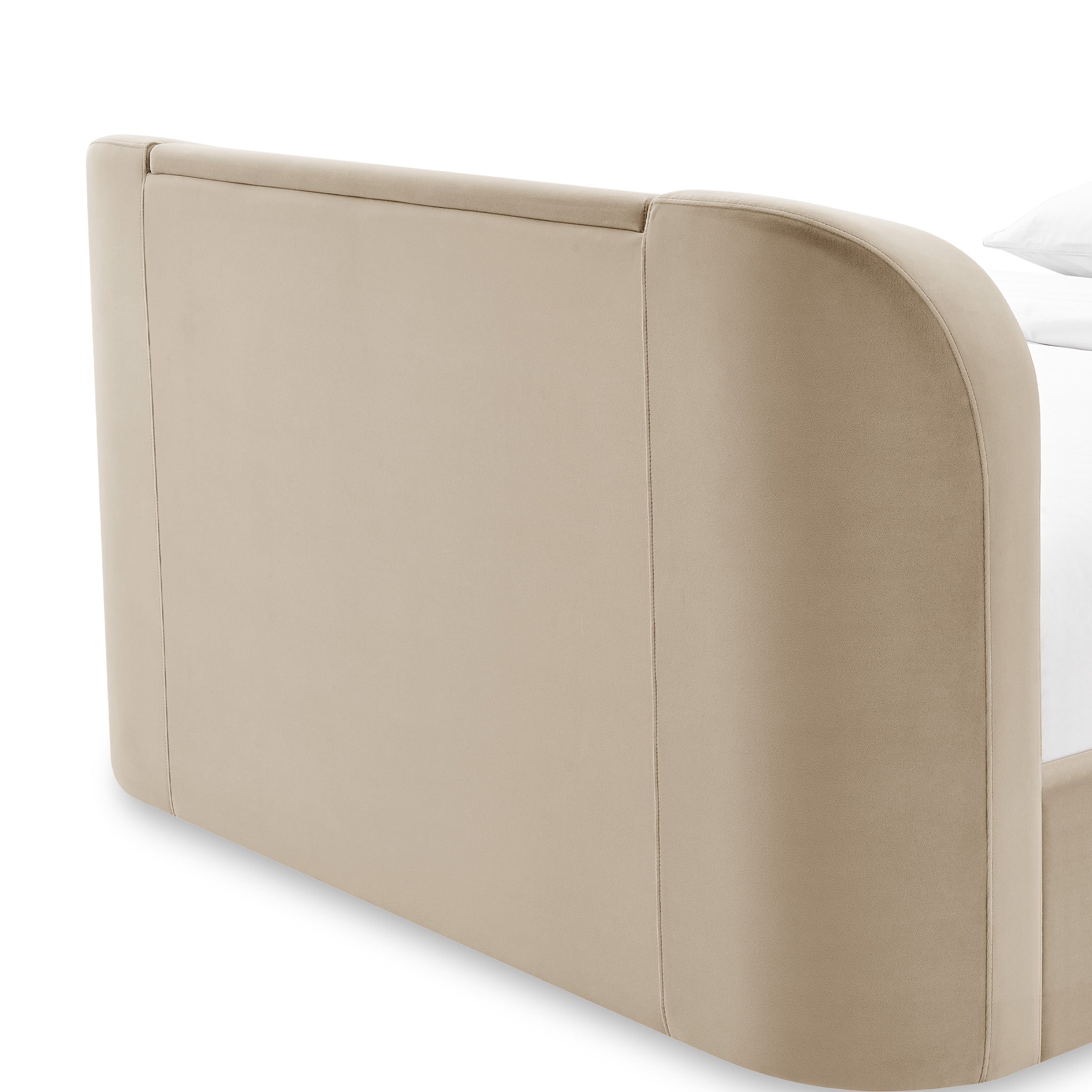 Lit avec télévision connectée Koble Chevron