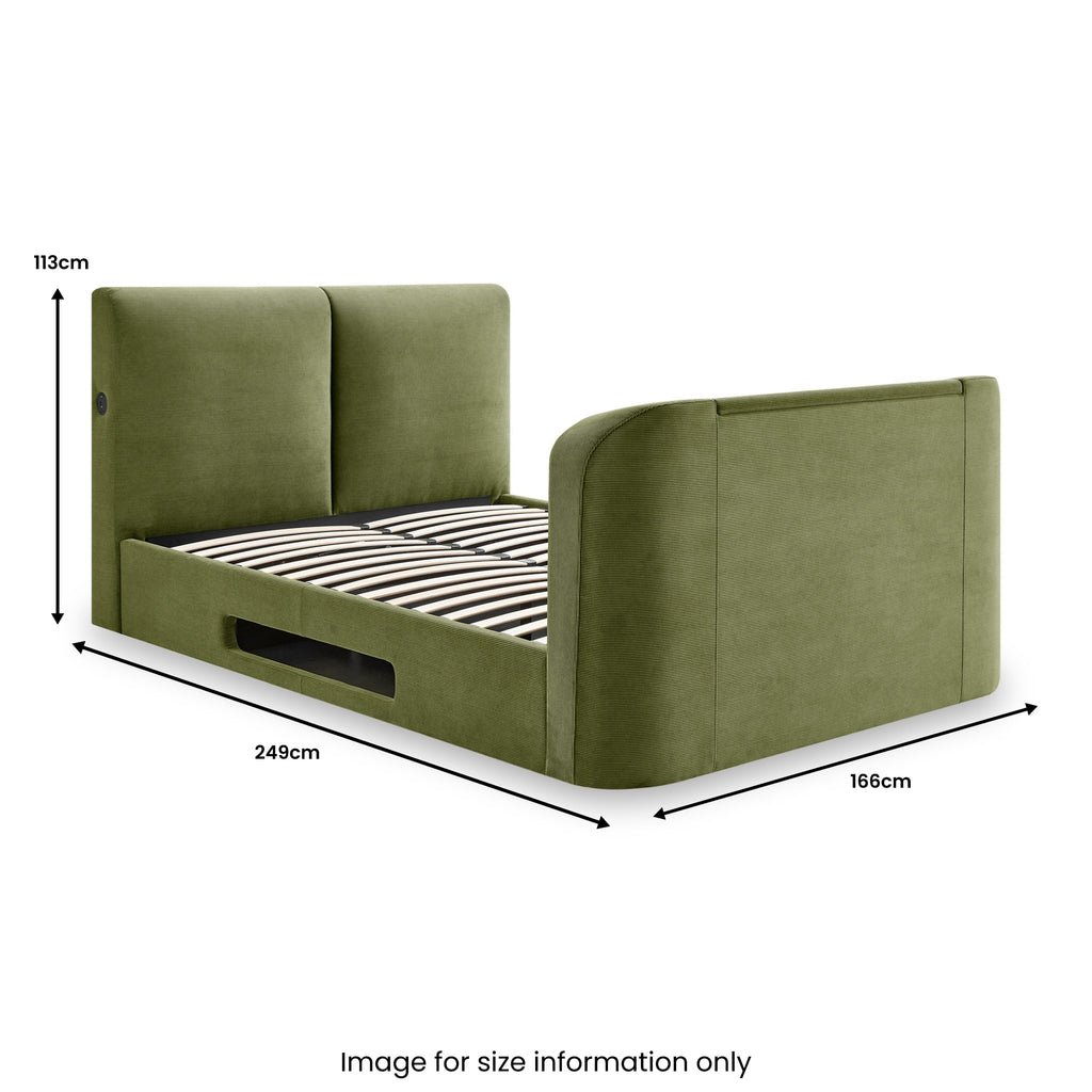 Lit avec télévision connectée Koble Cordy