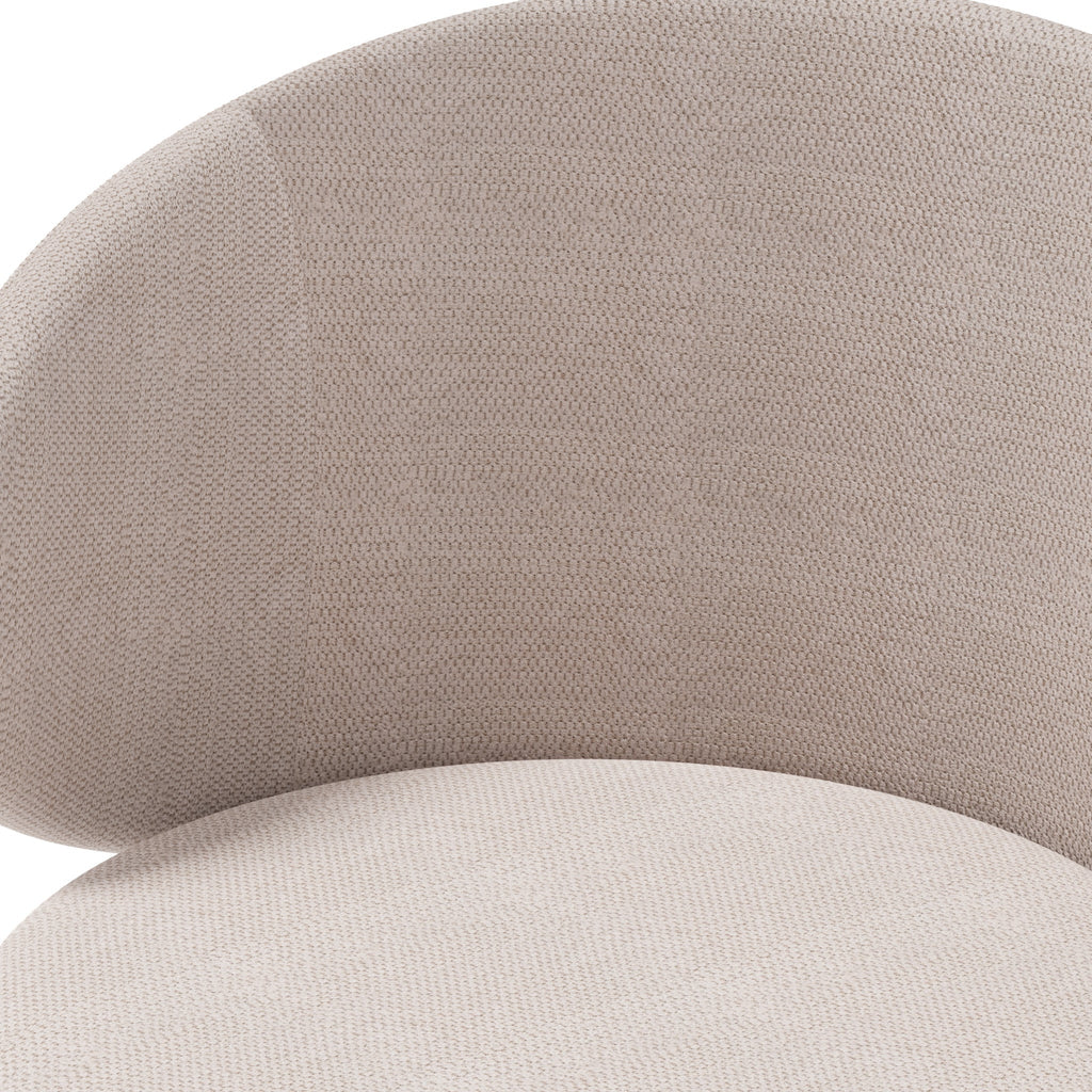 Chaise de bureau pivotante réglable en hauteur Koble Clara