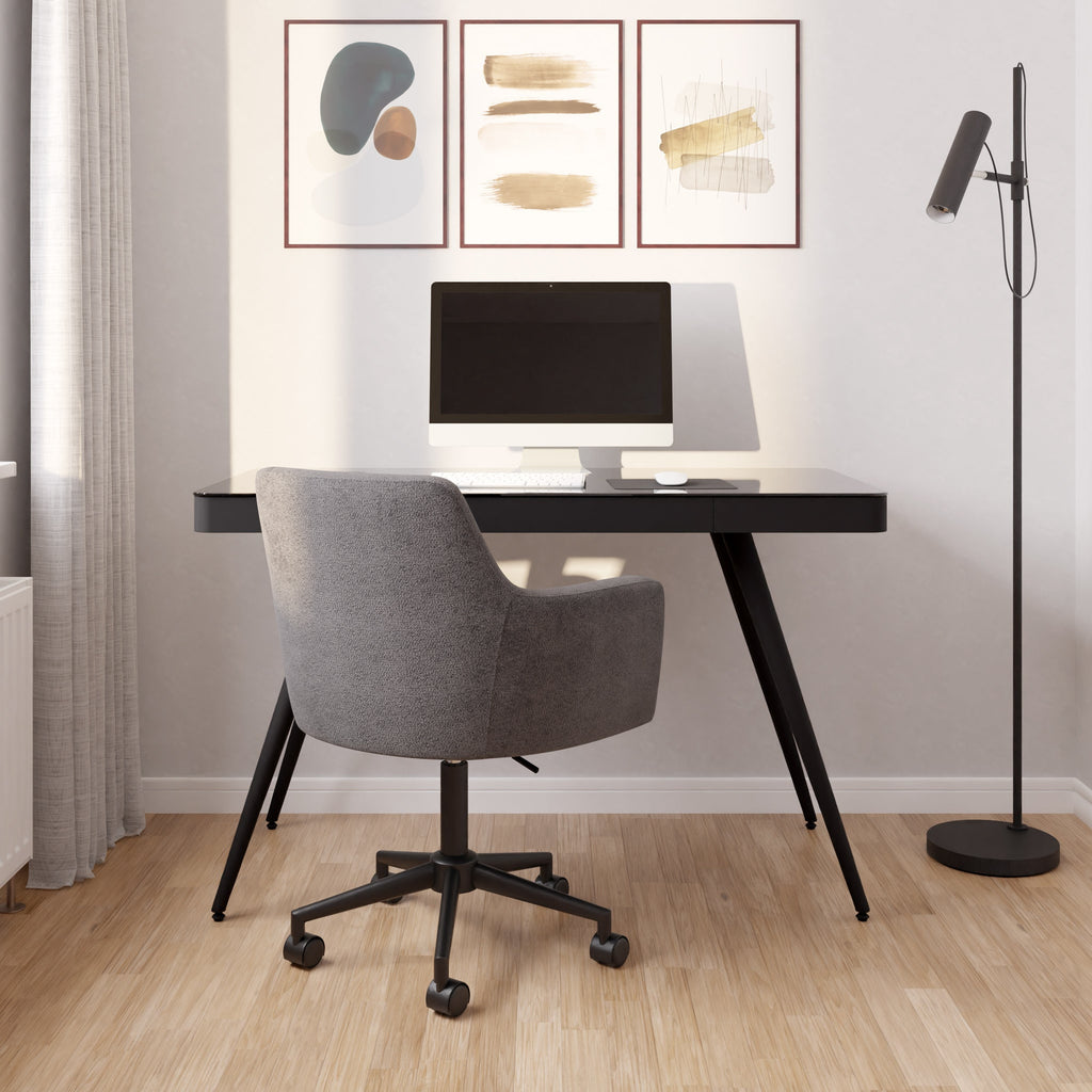 Chaise de bureau pivotante réglable en hauteur Koble Elsa