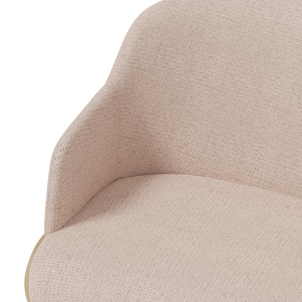 Chaise de bureau pivotante réglable en hauteur Koble Hedda