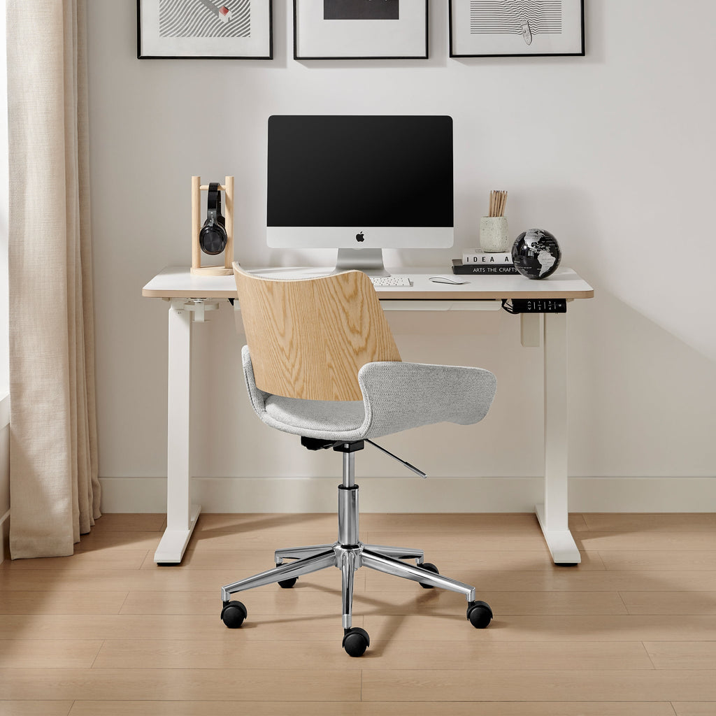 Fauteuil de bureau pivotant rembourré Koble Tove