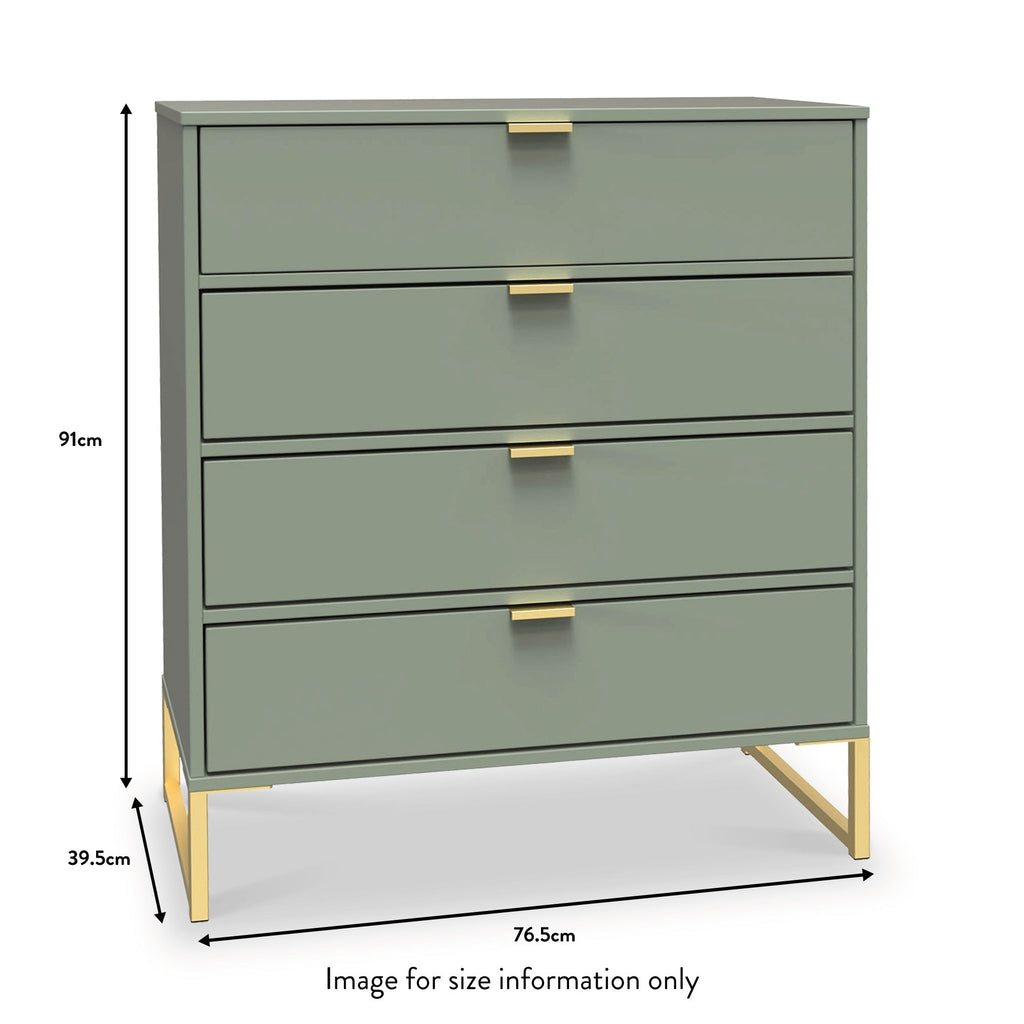 Commode Hudson à 4 tiroirs