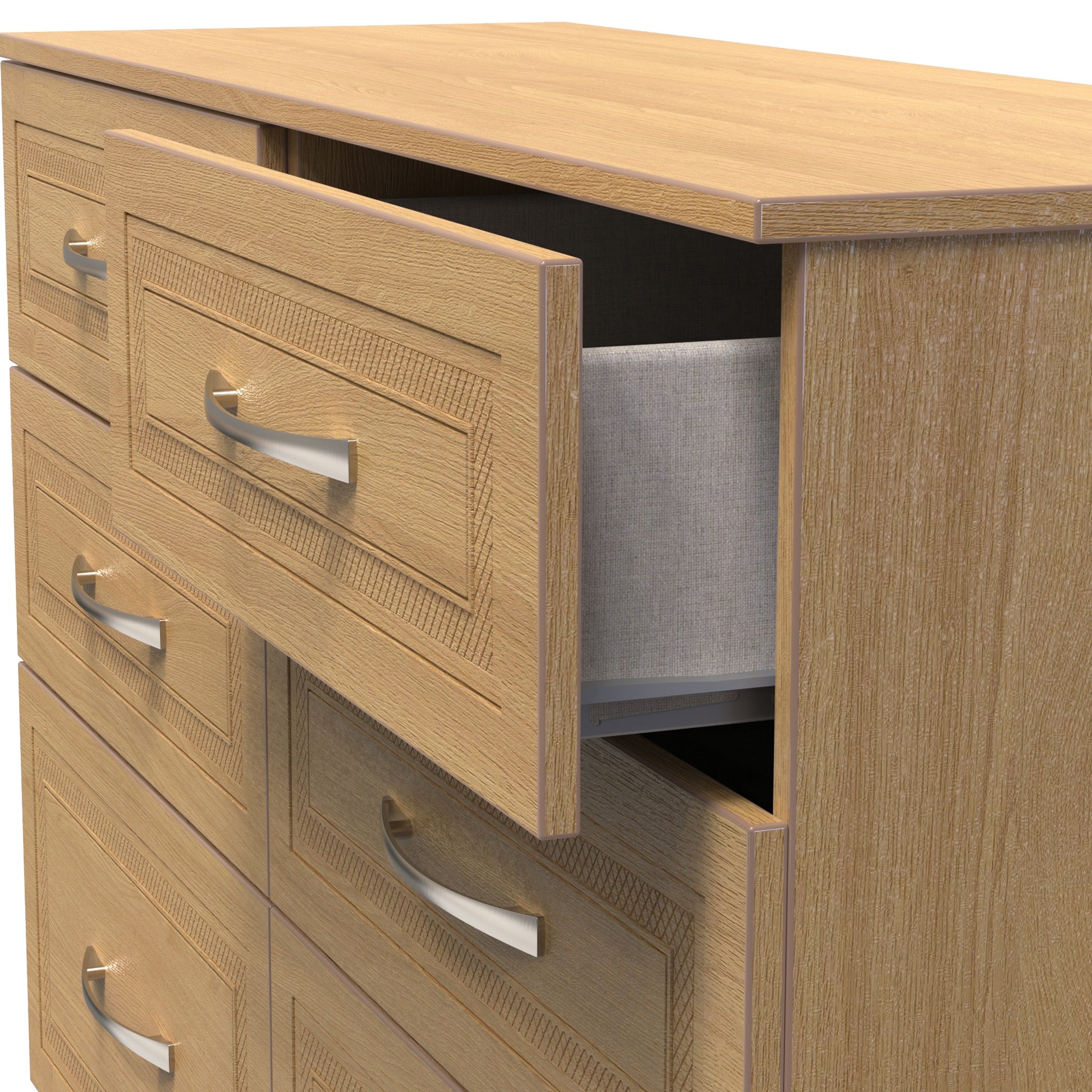 Commode large Killgarth à 6 tiroirs