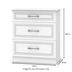 Commode profonde Killgarth à 3 tiroirs