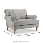 Fauteuil douillet Norbury