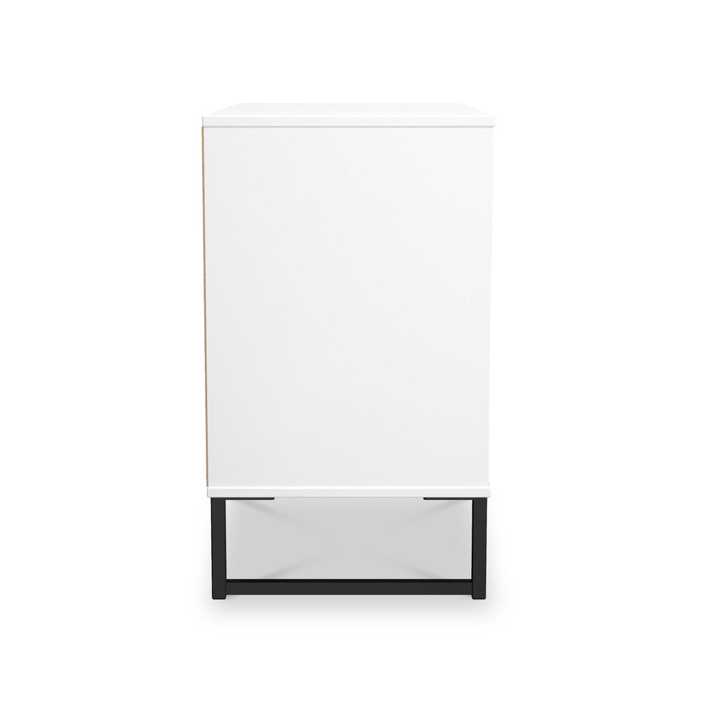 Commode large à 3 tiroirs cannelés Callo