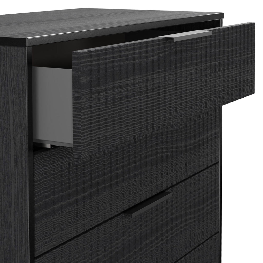 Commode Callo cannelée à 4 tiroirs