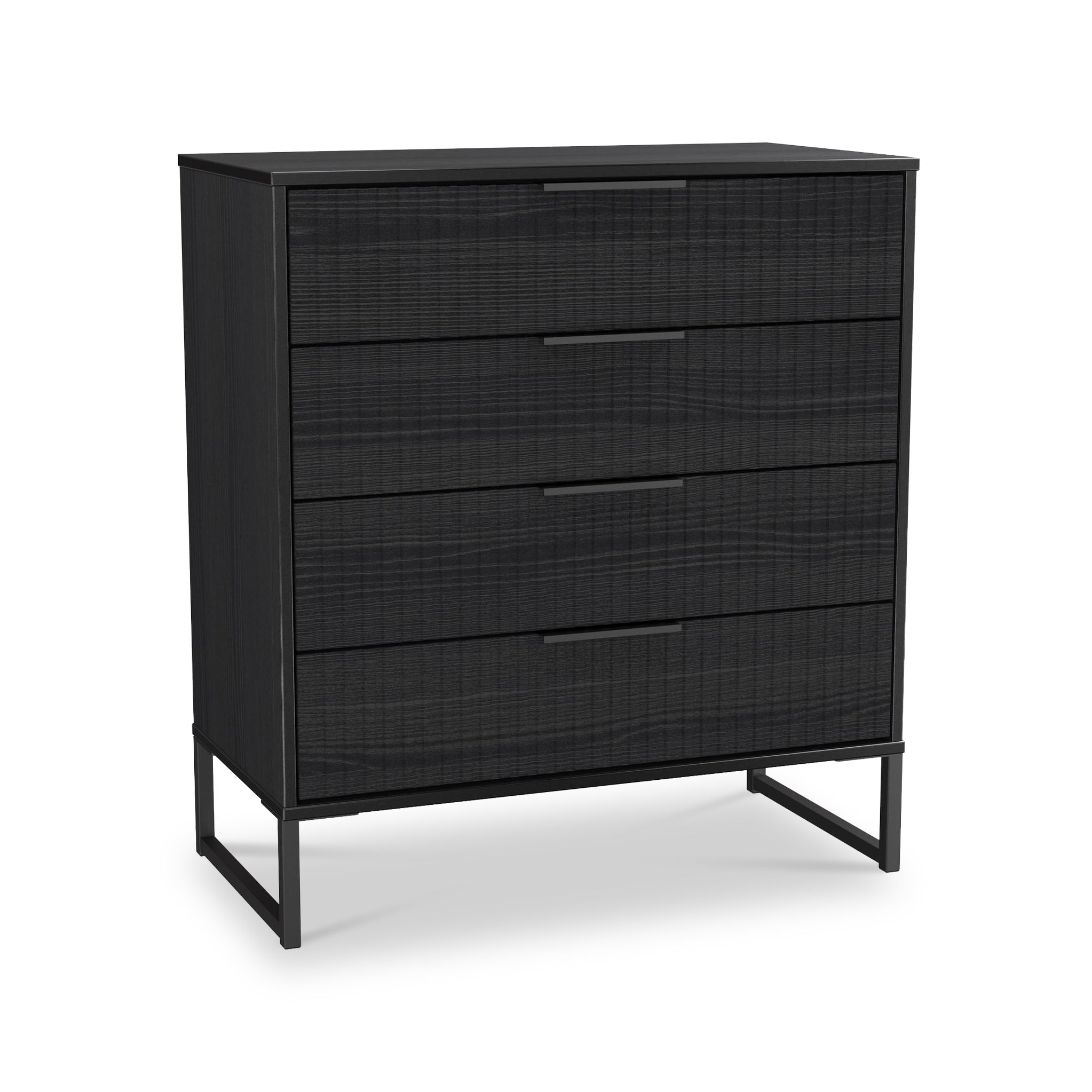 Commode Callo cannelée à 4 tiroirs