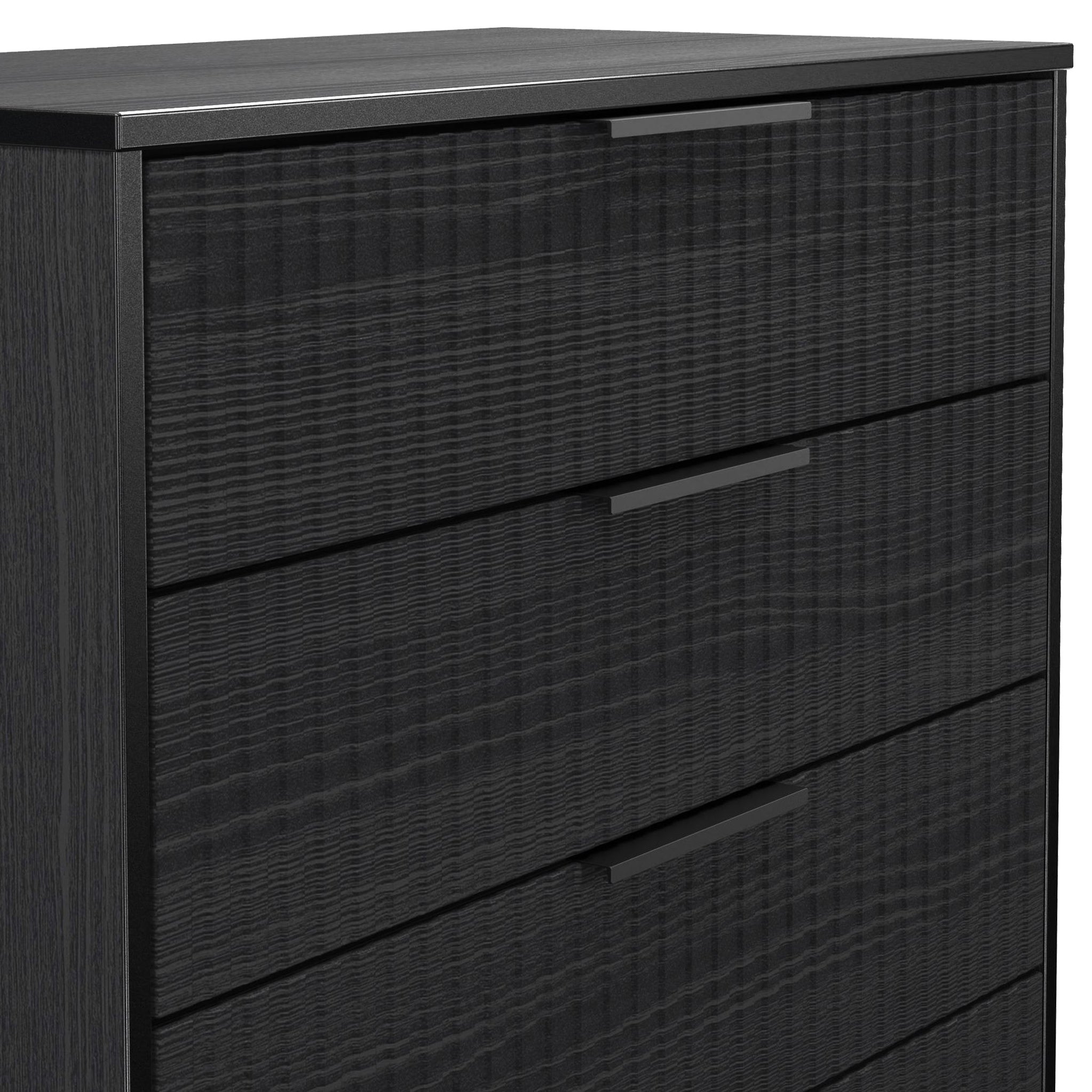 Commode Callo cannelée à 4 tiroirs