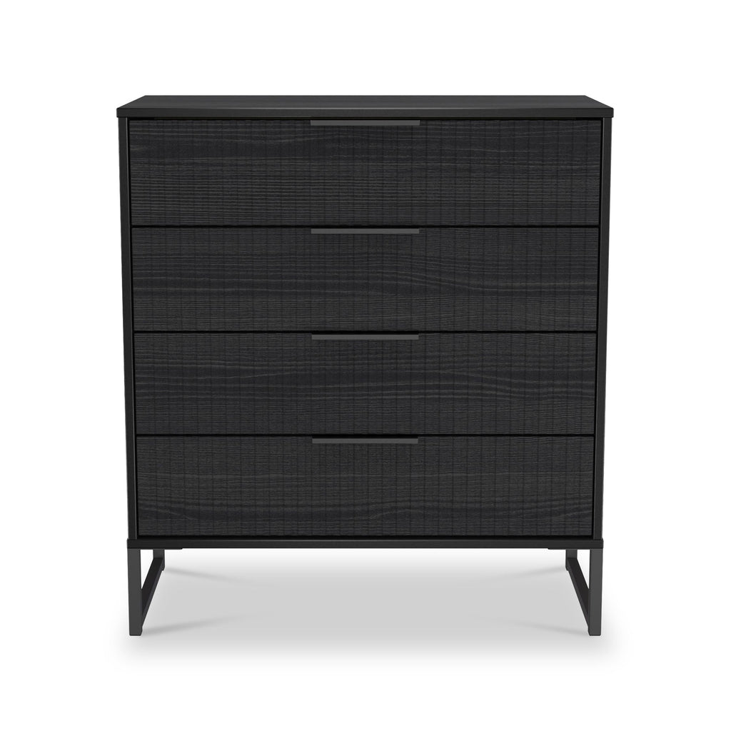 Commode Callo cannelée à 4 tiroirs