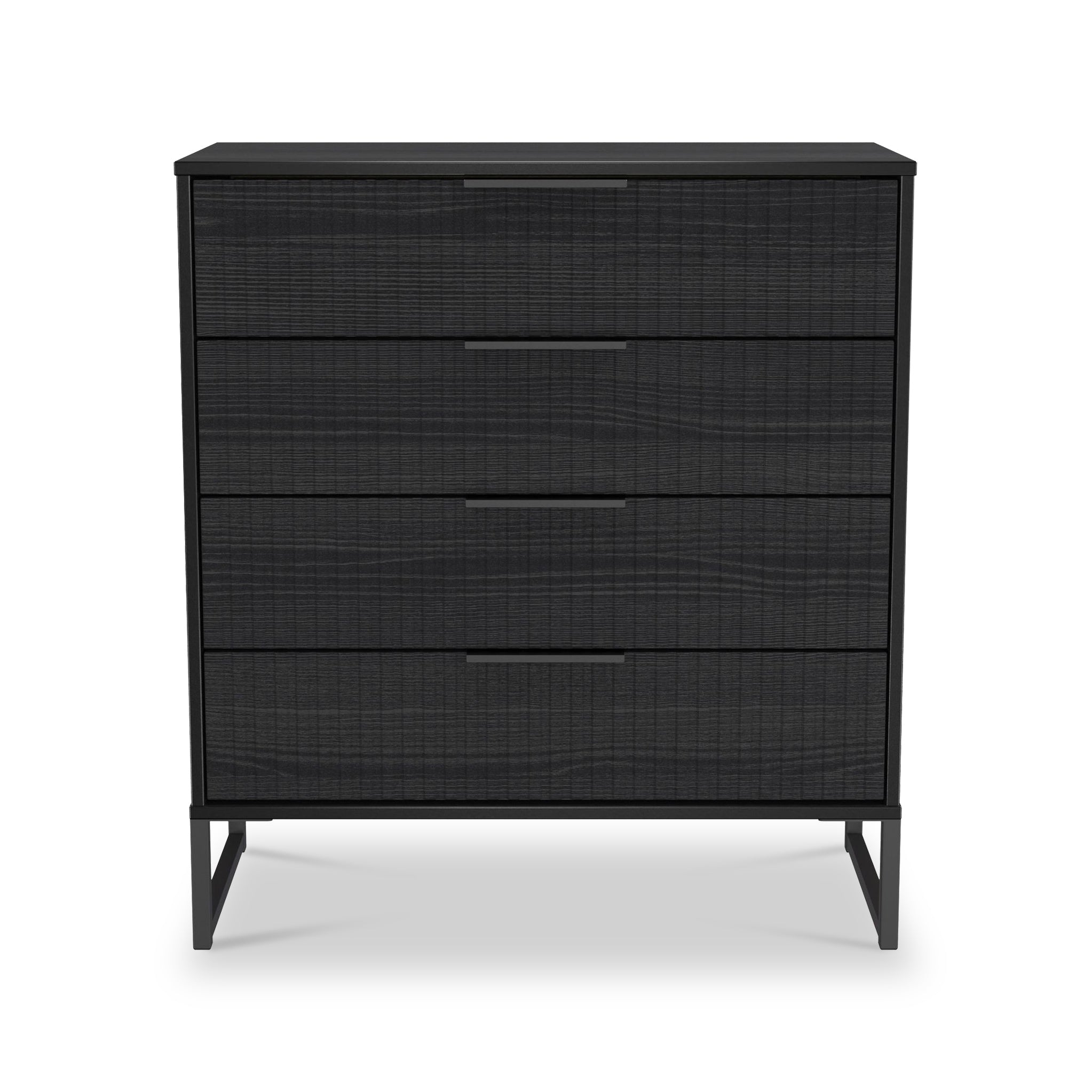 Commode Callo cannelée à 4 tiroirs