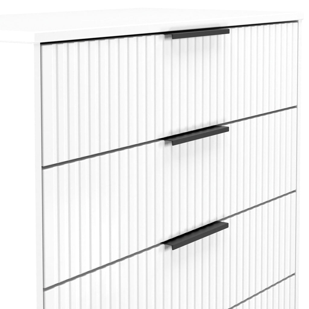 Commode Callo cannelée à 4 tiroirs