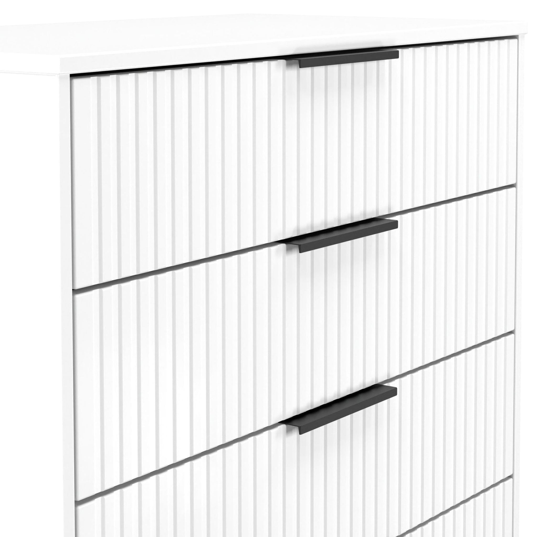 Commode Callo cannelée à 4 tiroirs