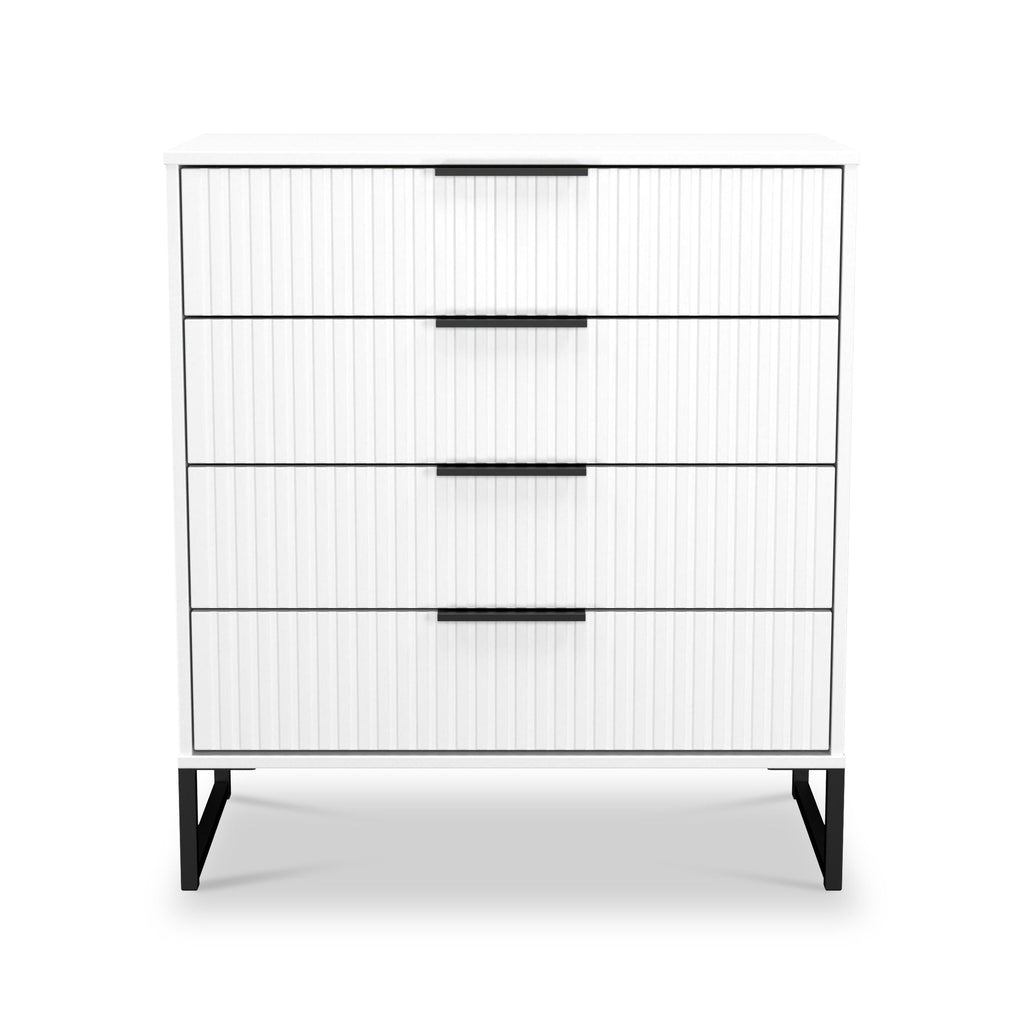 Commode Callo cannelée à 4 tiroirs