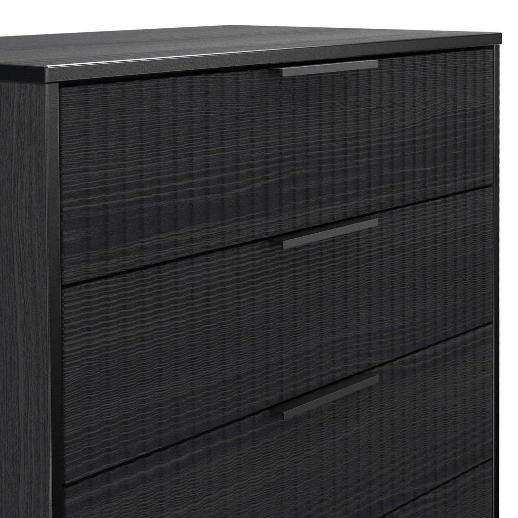 Commode Callo à cinq tiroirs cannelés