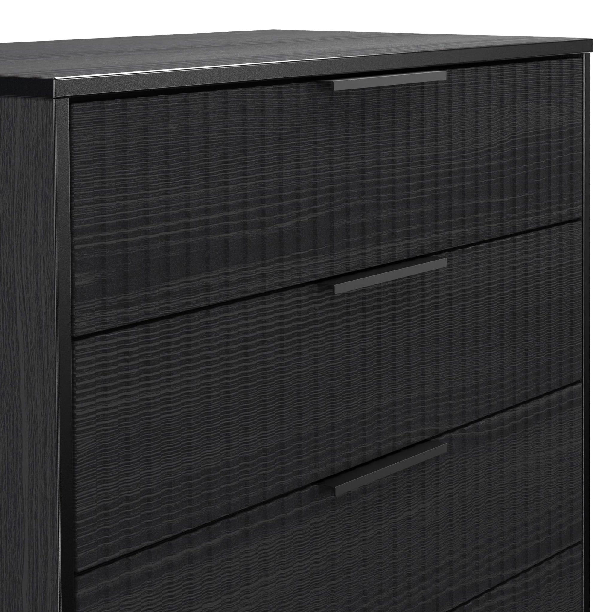 Commode Callo à cinq tiroirs cannelés