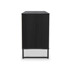 Commode large Callo cannelée à 6 tiroirs