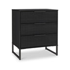 Commode à trois tiroirs cannelée Callo