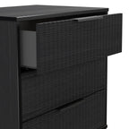 Commode à trois tiroirs cannelée Callo