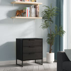 Commode à trois tiroirs cannelée Callo