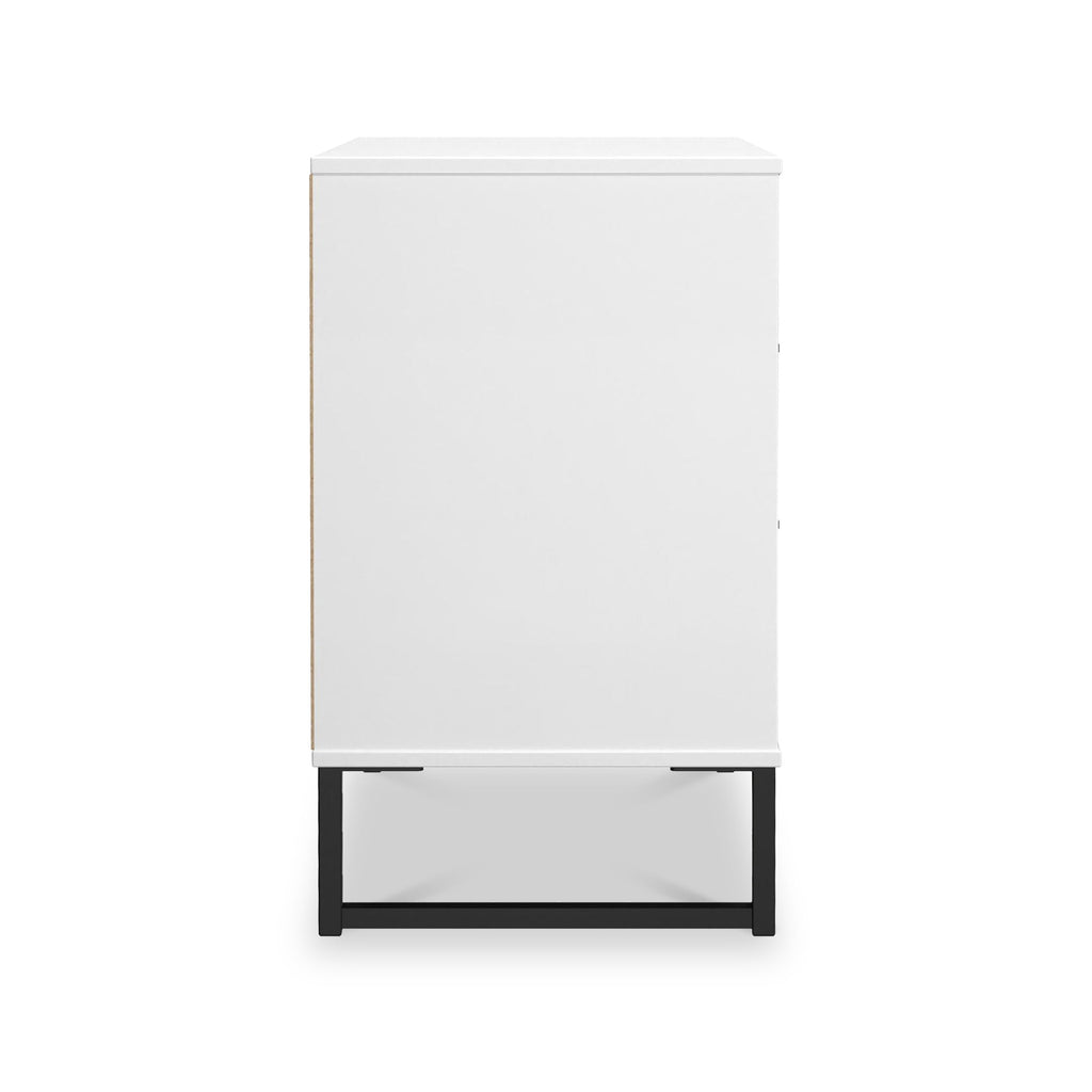 Commode à trois tiroirs cannelée Callo