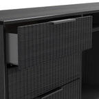 Buffet Callo cannelé à 6 tiroirs