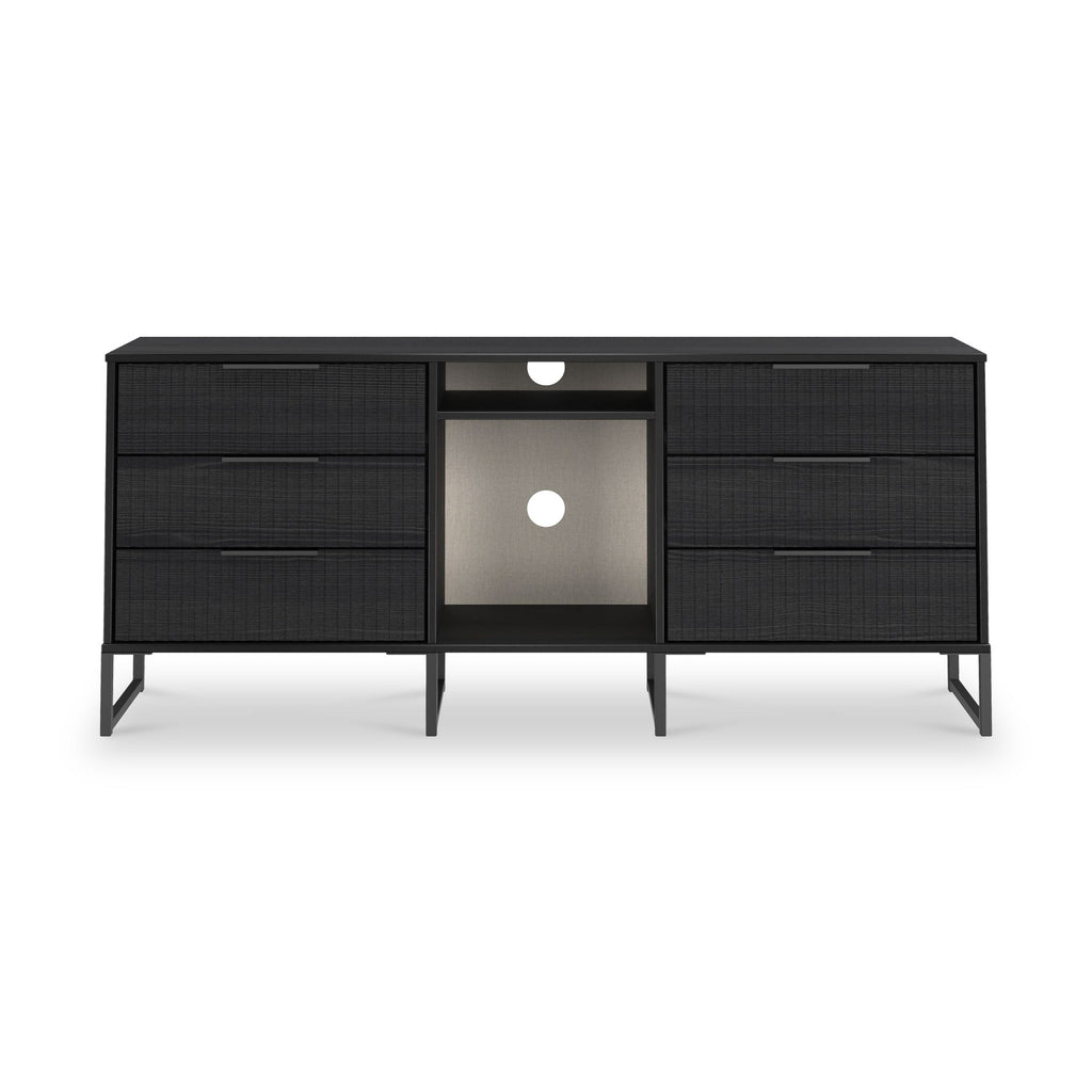 Buffet Callo cannelé à 6 tiroirs