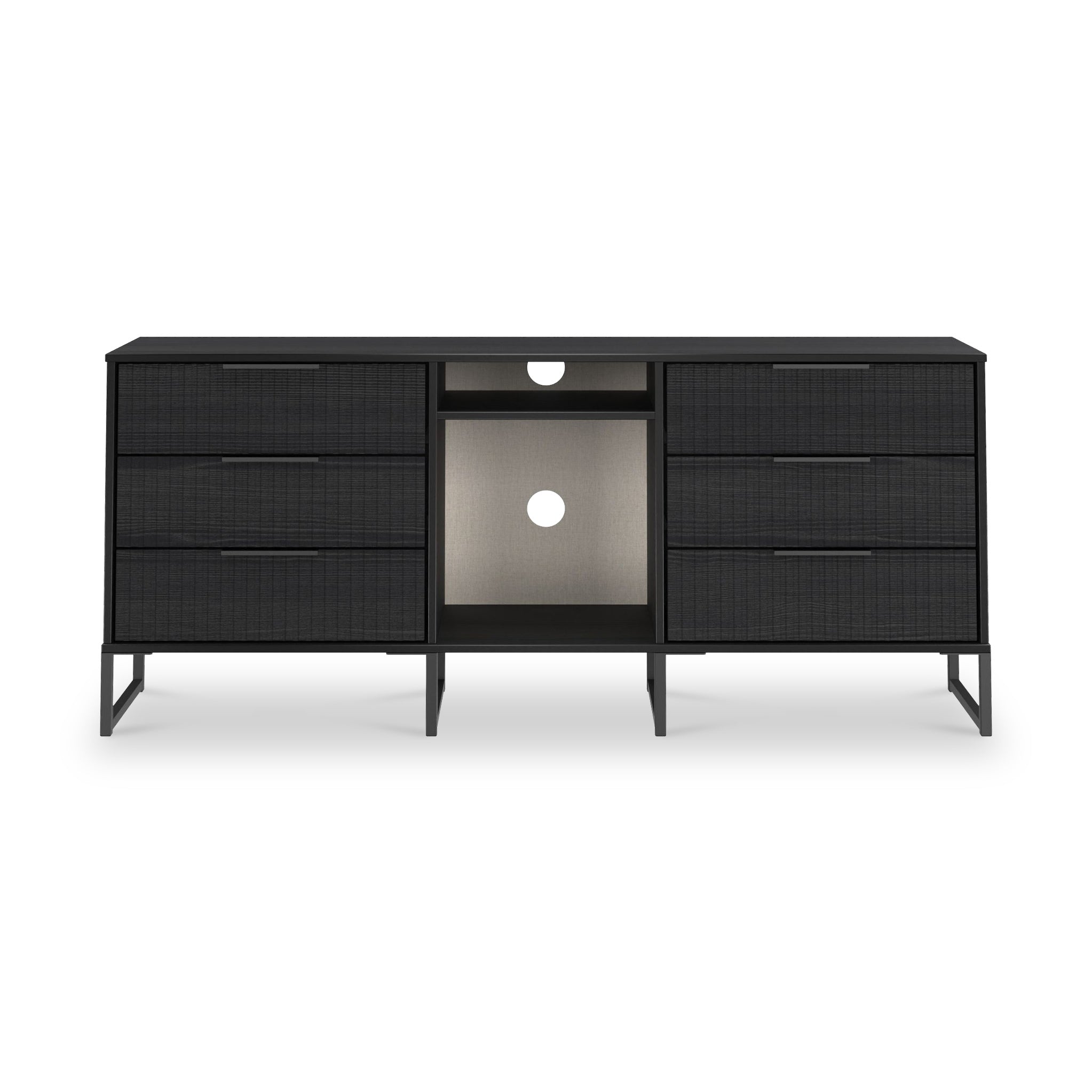 Buffet Callo cannelé à 6 tiroirs