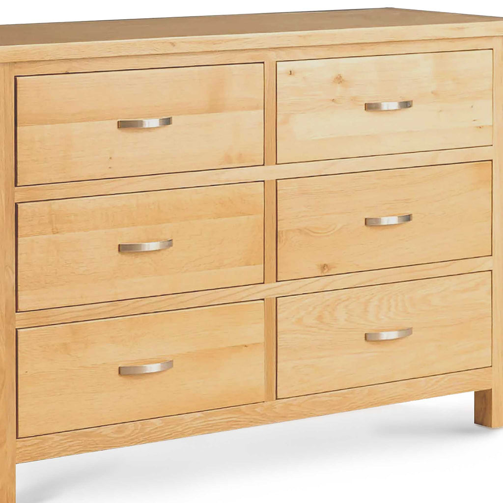 Commode 3+3 tiroirs en chêne londonien