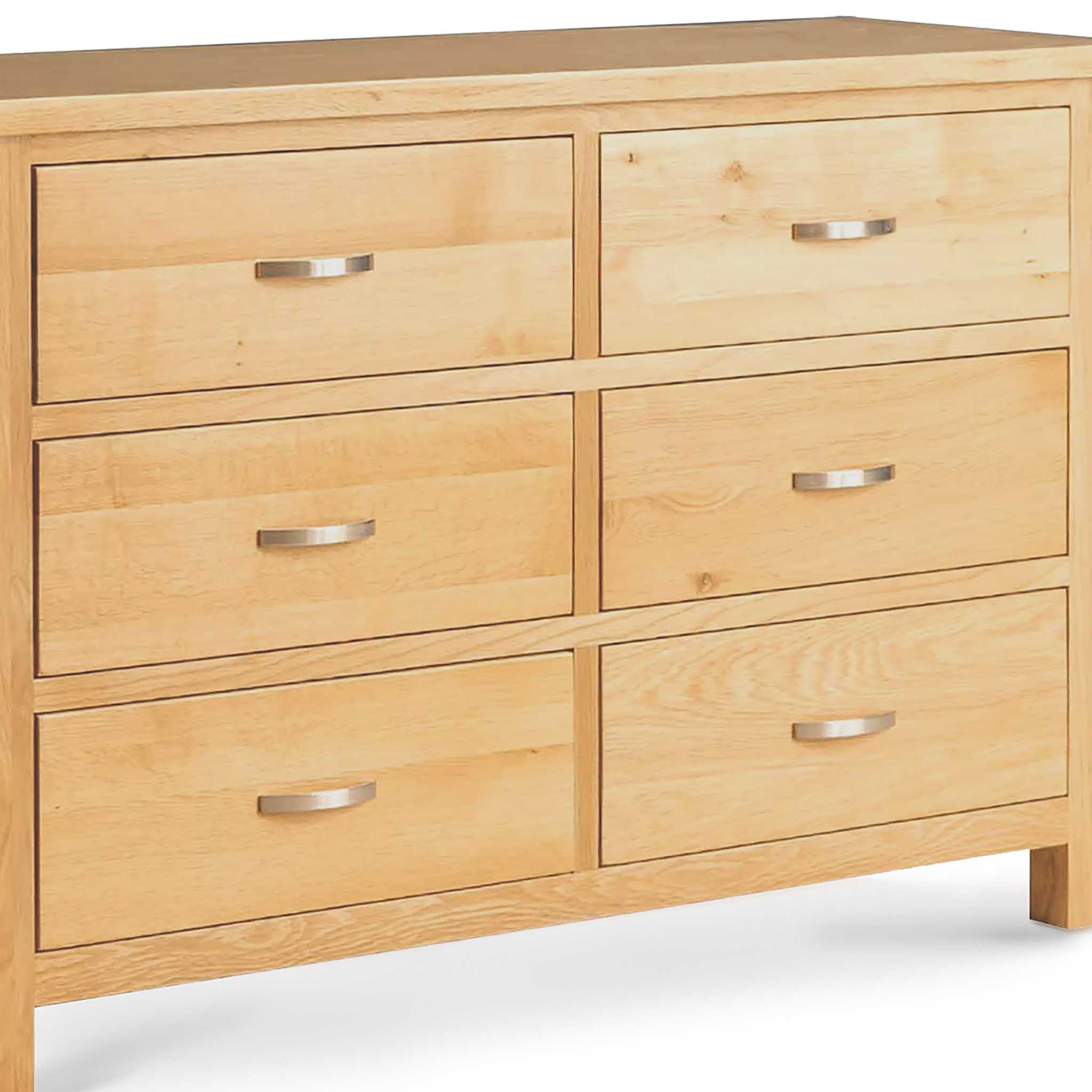 Commode 3+3 tiroirs en chêne londonien