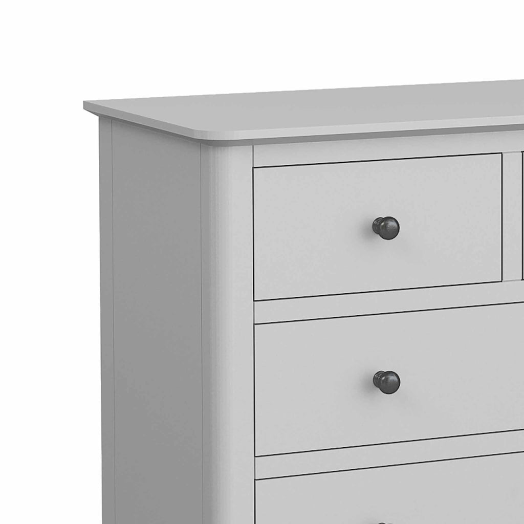 Commode Elgin Grey 2 tiroirs sur 3 tiroirs