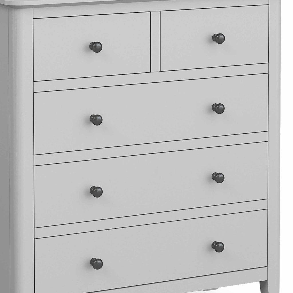 Commode Elgin Grey 2 tiroirs sur 3 tiroirs