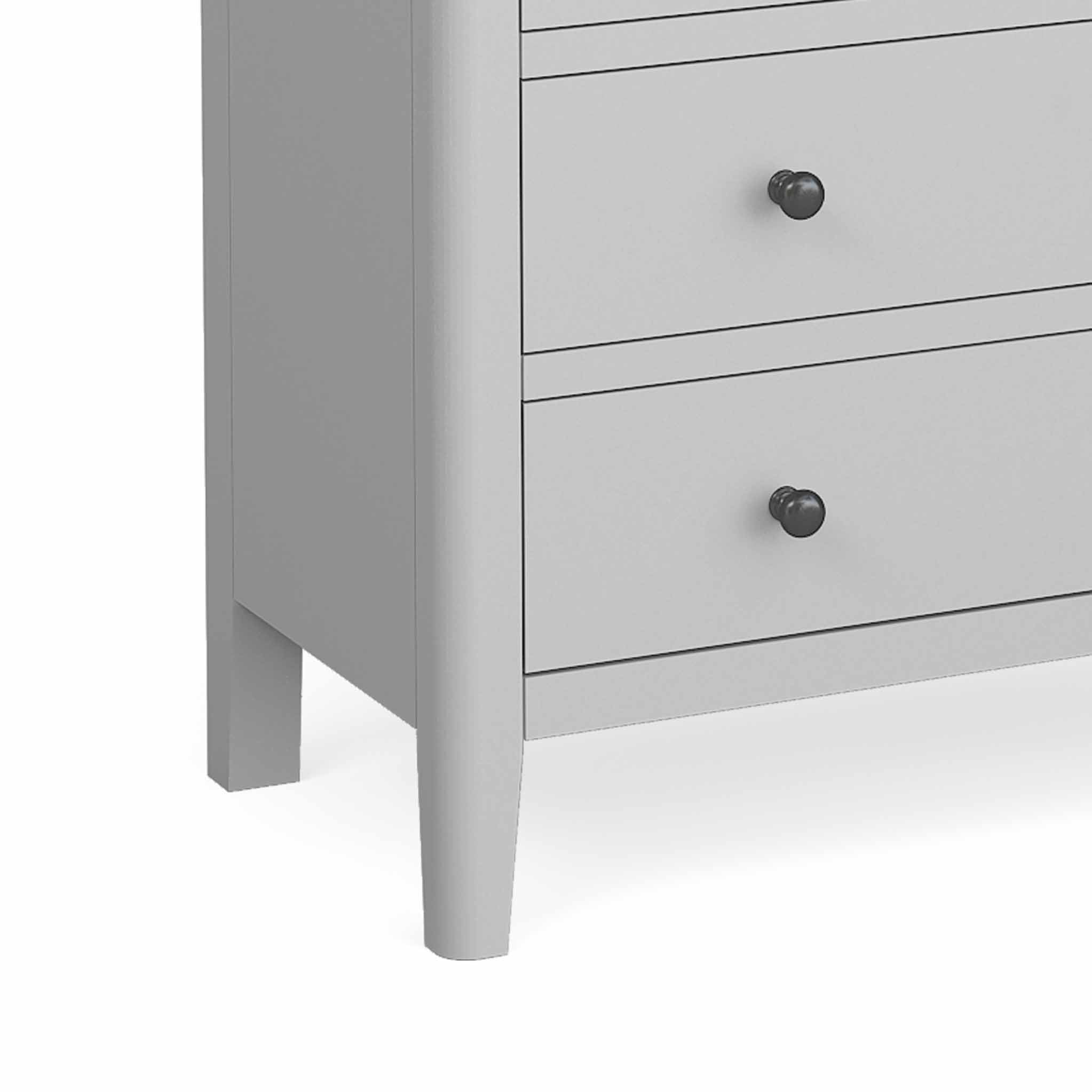 Commode Elgin Grey 2 tiroirs sur 3 tiroirs