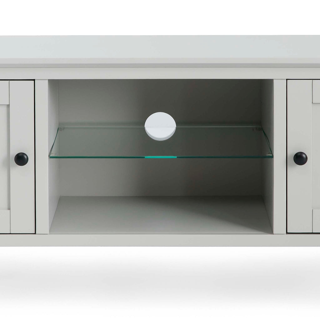 Meuble TV Elgin gris 120 cm