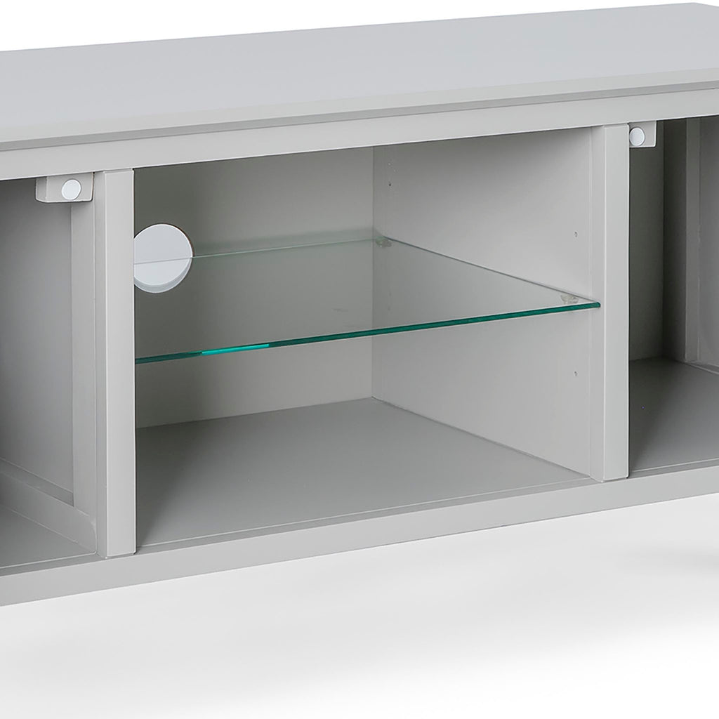 Meuble TV Elgin gris 120 cm