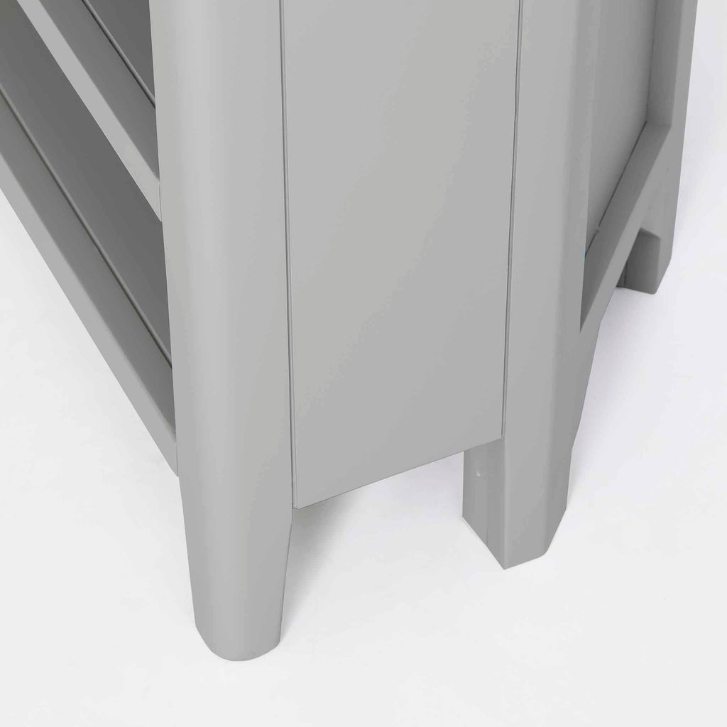 Meuble TV d'angle gris Elgin