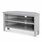 Meuble TV d'angle gris Elgin