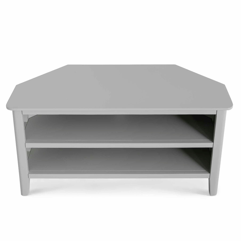 Meuble TV d'angle gris Elgin