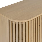 Buffet à quatre portes en chêne à lattes Finch