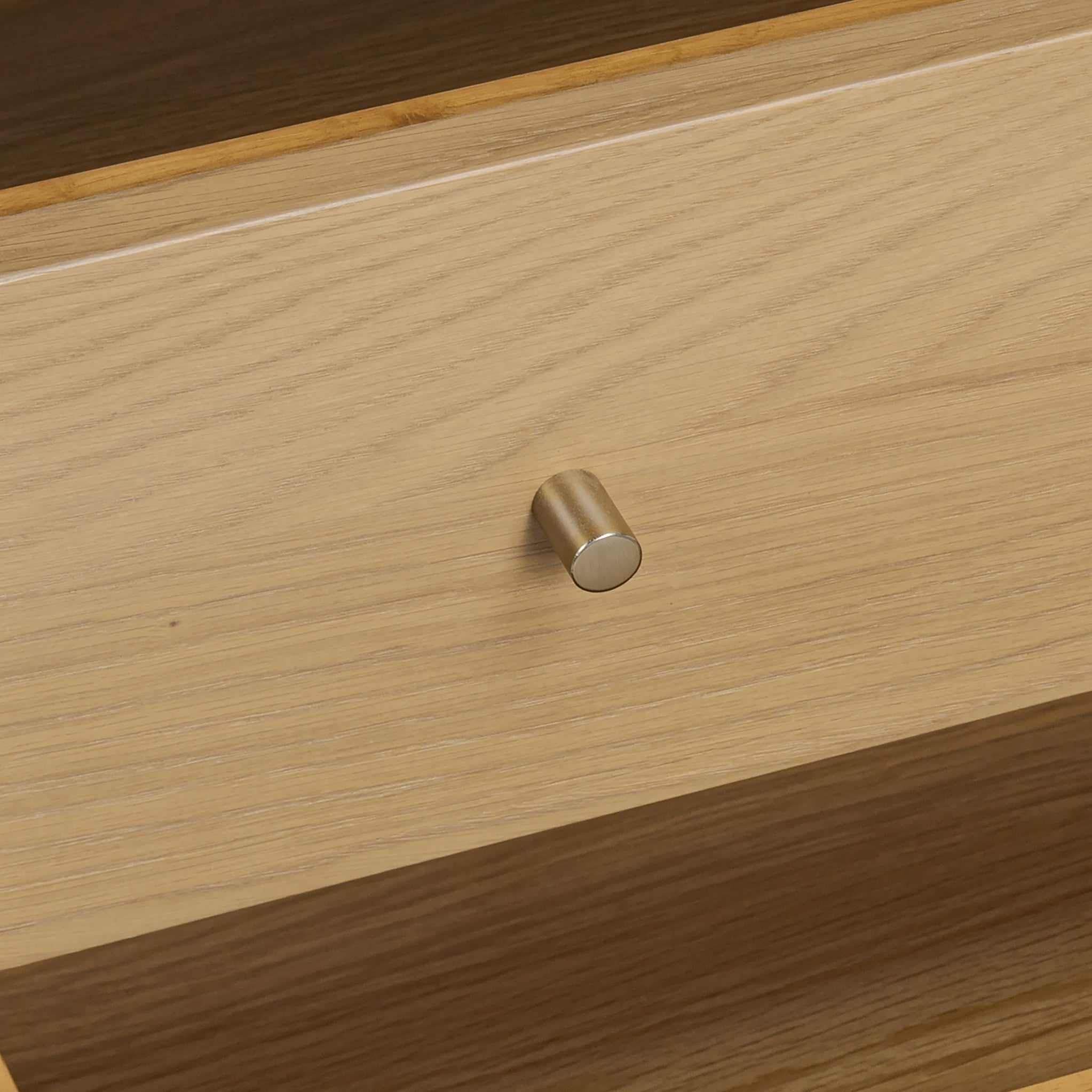 Commode large à 6 tiroirs en chêne à lattes Finch