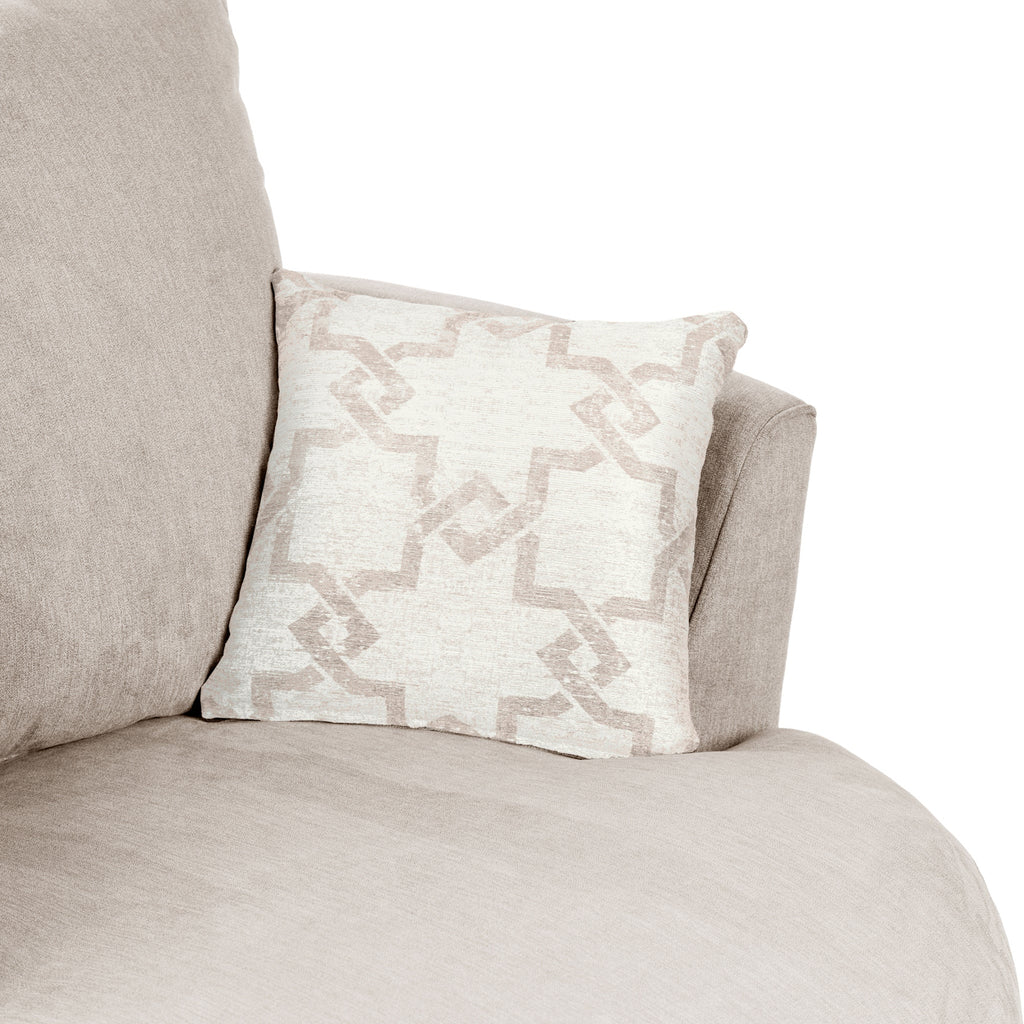 Fauteuil pivotant en chenille Fernley