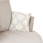 Fauteuil pivotant en chenille Fernley