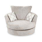 Fauteuil pivotant en chenille Fernley
