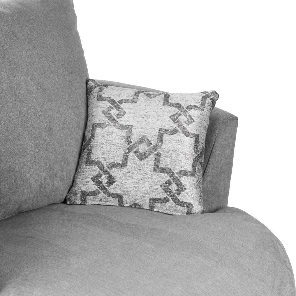 Fauteuil pivotant en chenille Fernley