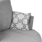 Fauteuil pivotant en chenille Fernley