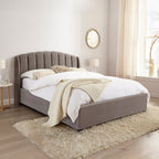 Cadre de lit coffre plissé Barnet